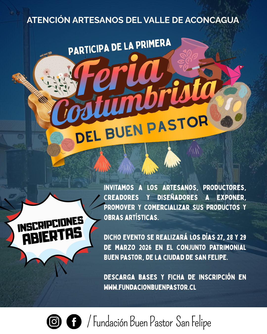 Súmate a la Primera feria costumbrista del Buen Pastor 2026