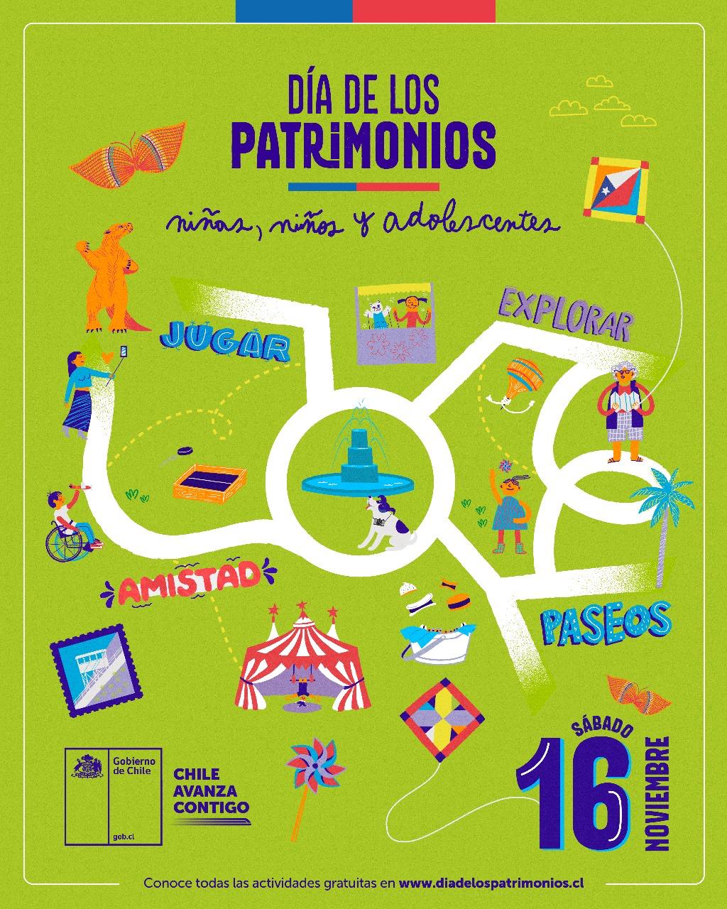 Fundación Buen Pastor invita a celebrar el “Día de los Patrimonios de niñas, niños y adolescentes”